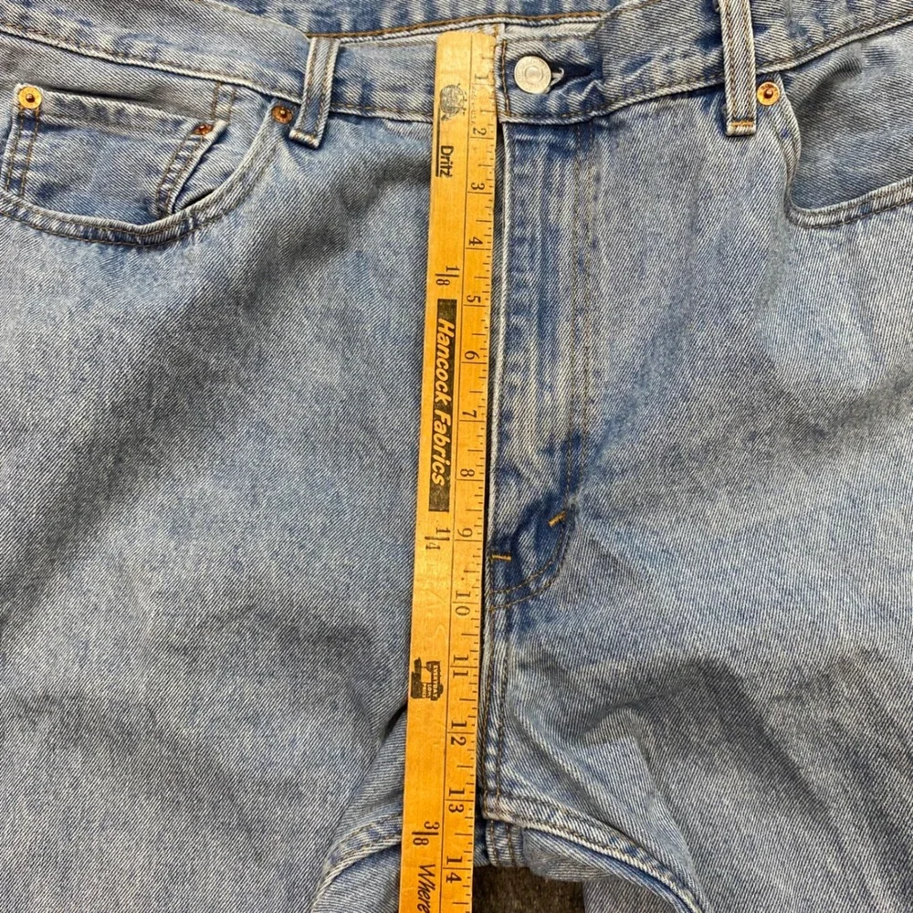 Levi 550 Relaxed Fit Jeans Sz‎ 40 Mens Blue Skater Streetwear Light Wash Denim
